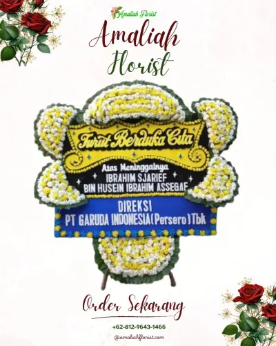 Papan Bunga Duka di Air Raja